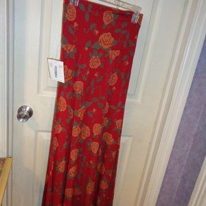 LuLaRoe maxi skirt size xsmall new with tags flowers very comfortable